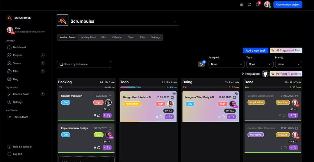 GitHub integration details