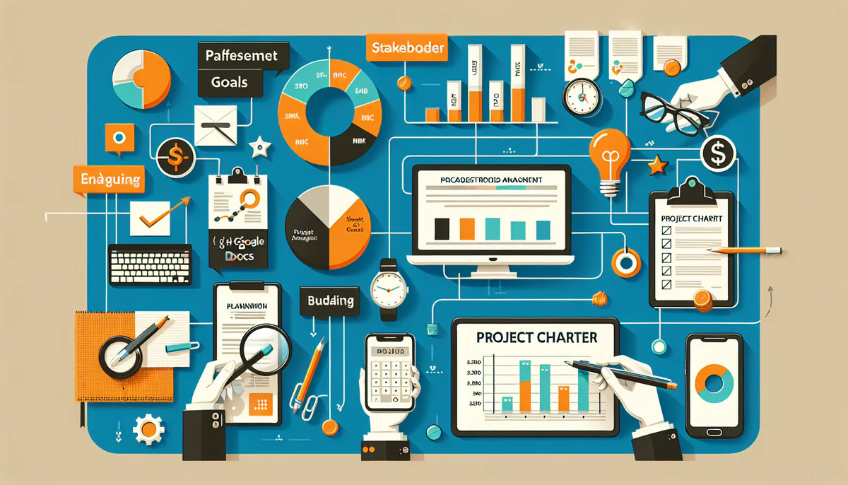 Image illustrating Projektplanung und -initiierung in article about projektmanagement