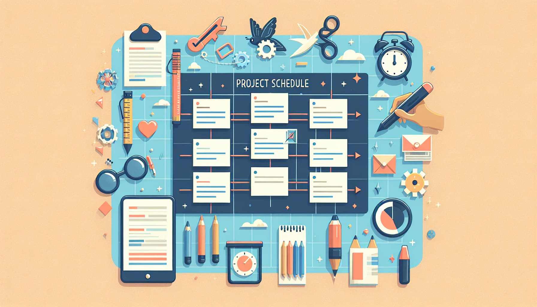 Featured image for article about create a project schedule