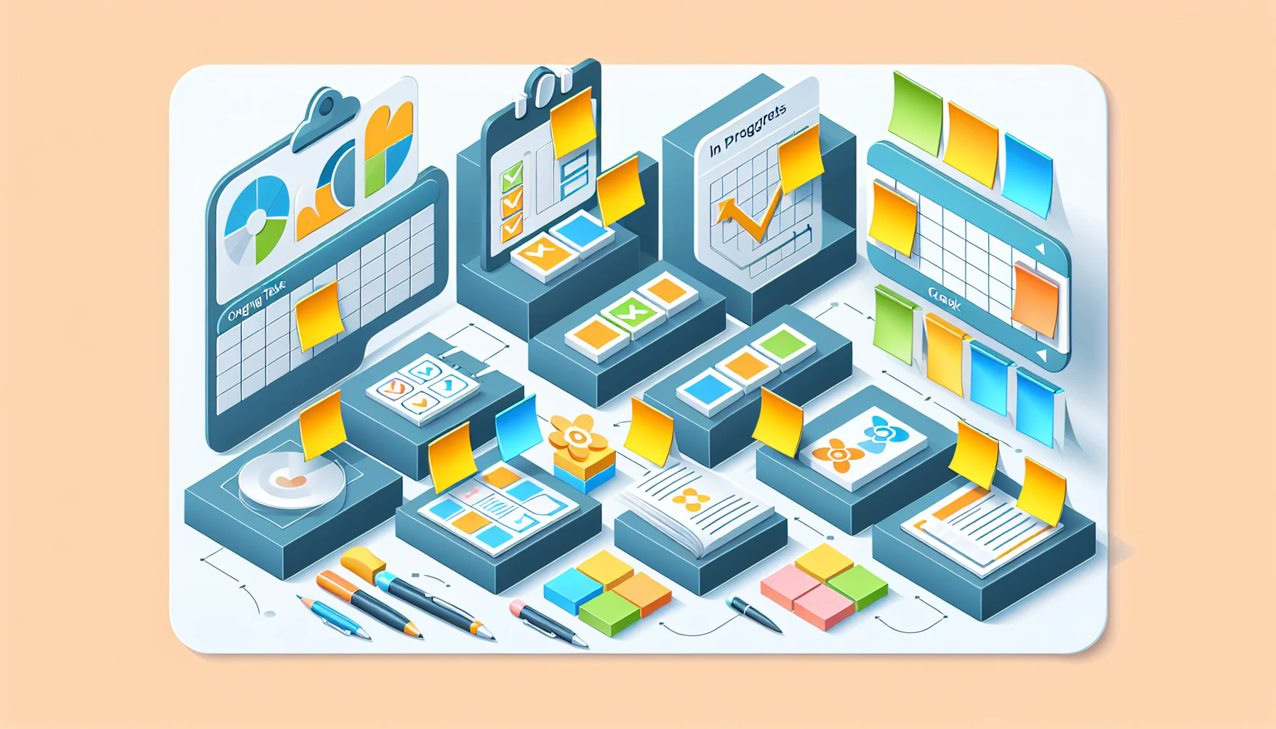 Featured image for article about kanban projektmanagement