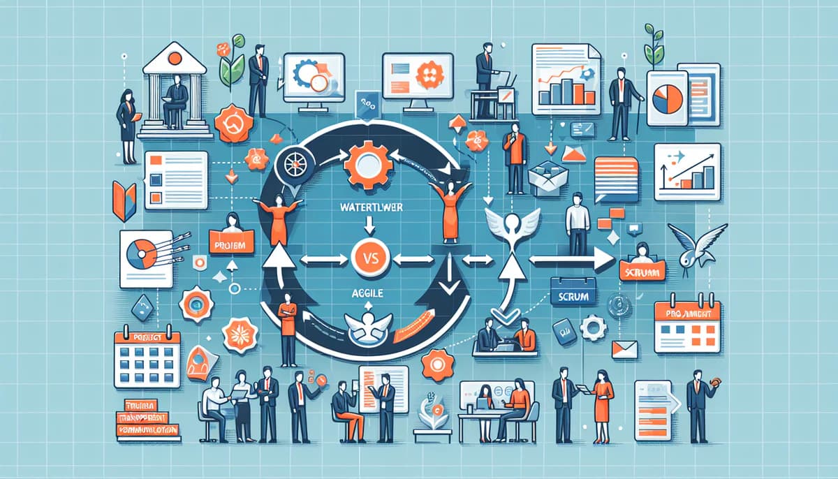 Image illustrating Grundlagen des Projektmanagements in article about projektmanagement