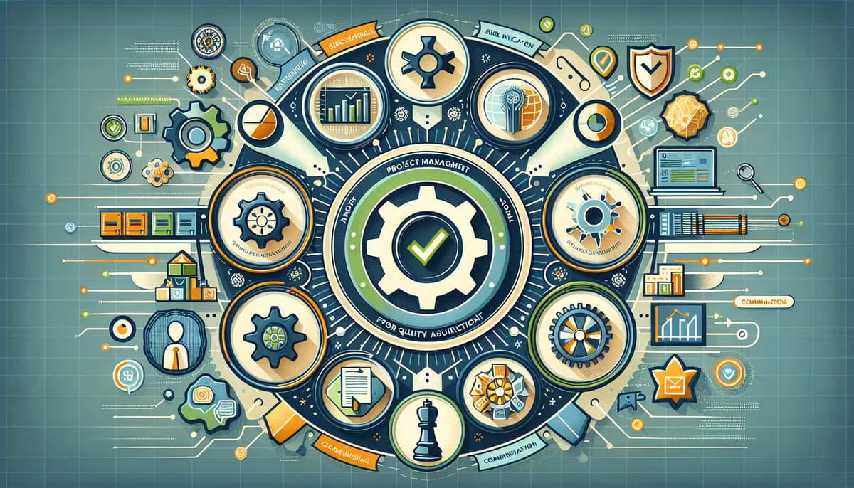 Image illustrating Risk Mitigation and Quality Assurance in article about benefits of project management