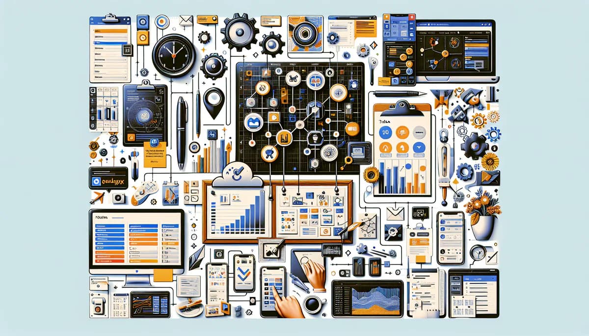 Image illustrating Project Management Tools and Technology Solutions in article about why is project management important