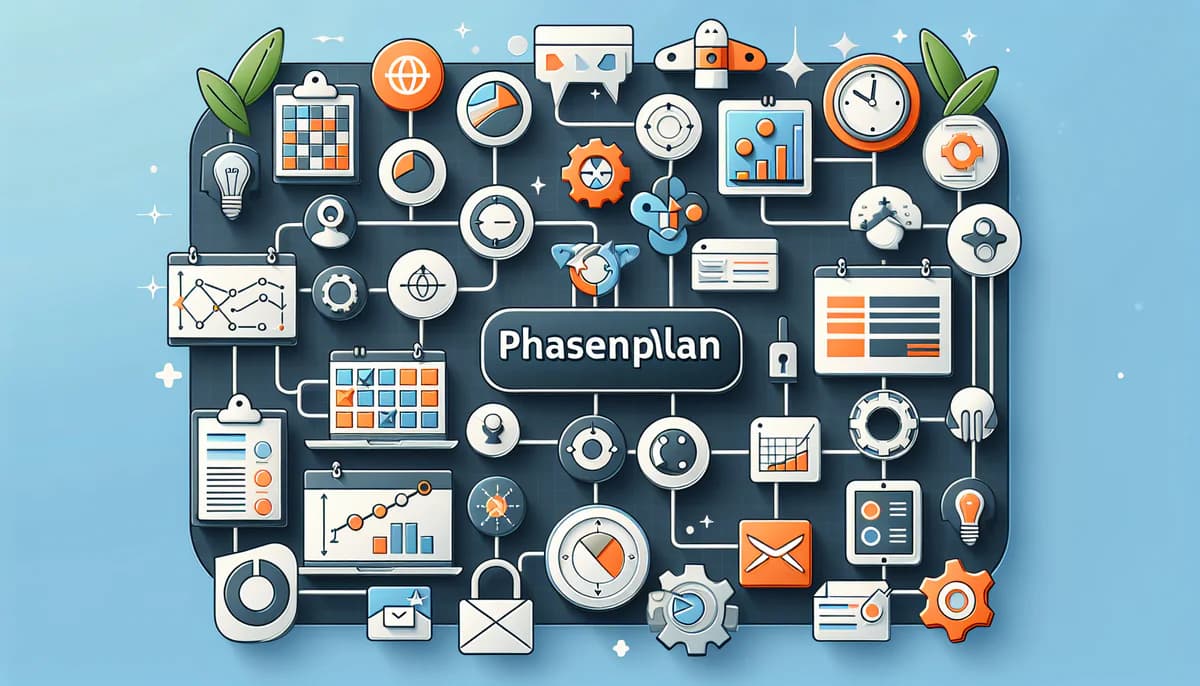 Image illustrating Digitale Tools für die Phasenplan-Erstellung in article about phasenplan projektmanagement