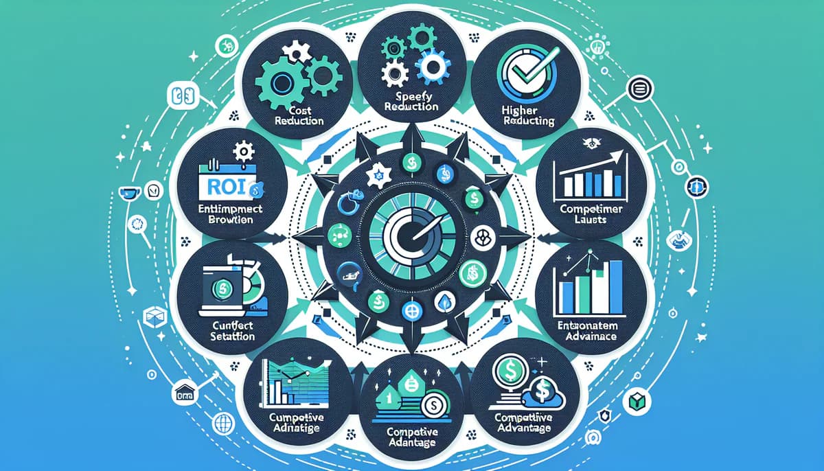 Image illustrating Financial and Business Impact Benefits in article about project management benefits