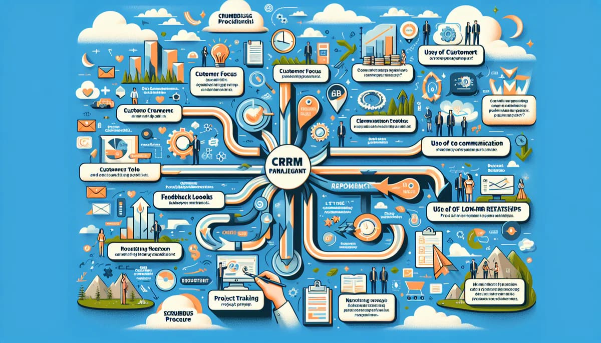 Image illustrating Grundlagen des CRM Projektmanagements in article about crm projektmanagement