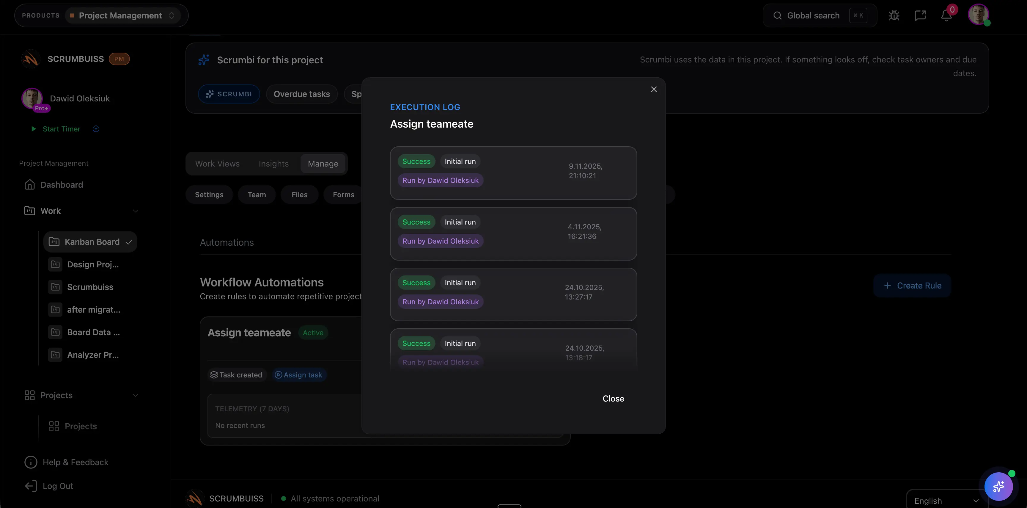 Automated follow-ups and notifications