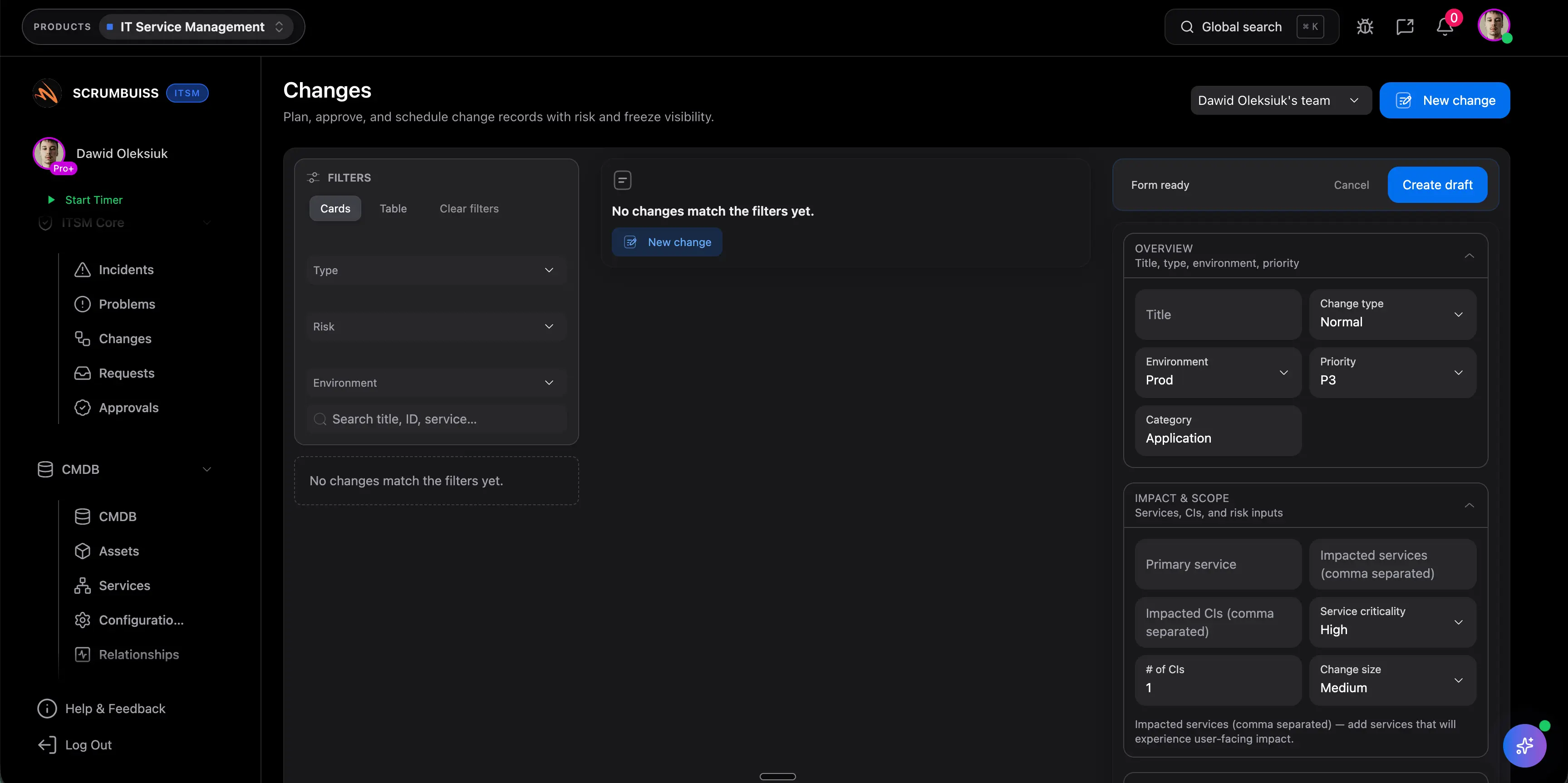 Track follow-ups screenshot