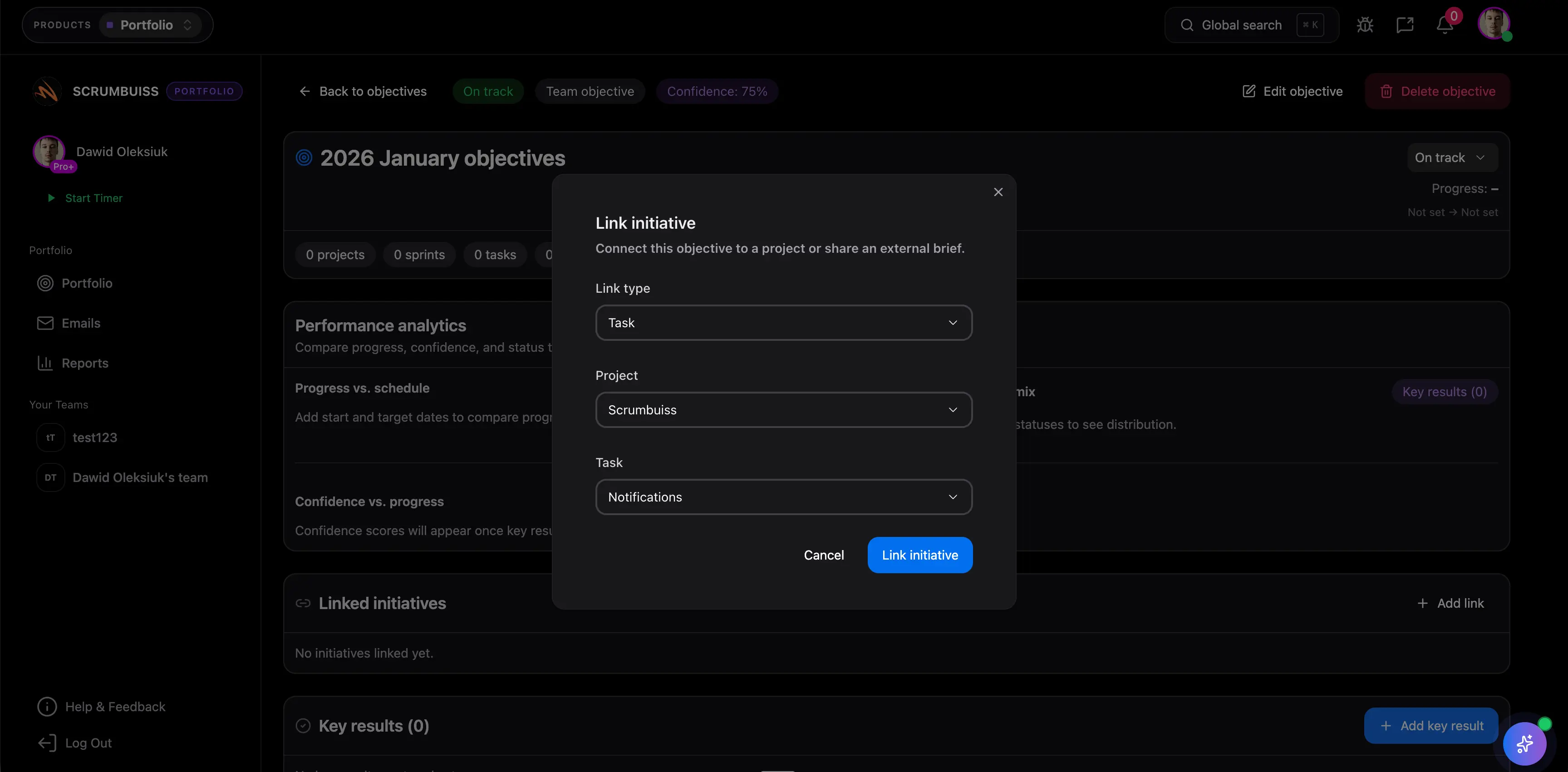Portfolio-level reporting